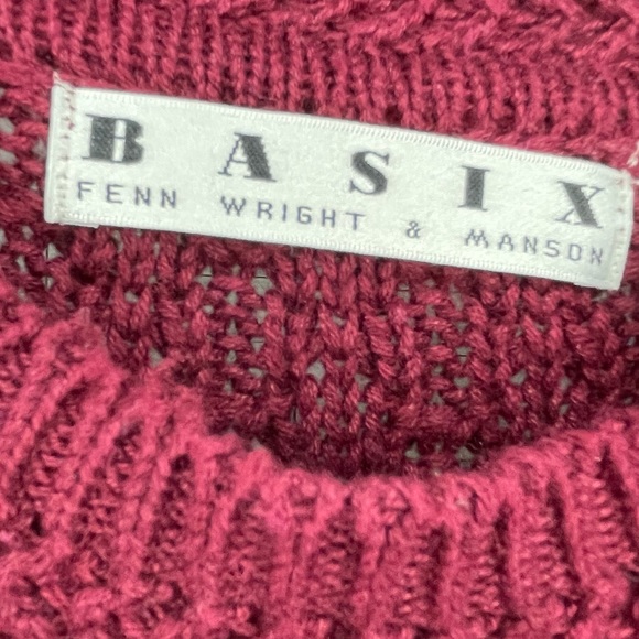 BASIX Fenn Wright & Manson Ramie Sweater Size M - Picture 2 of 5